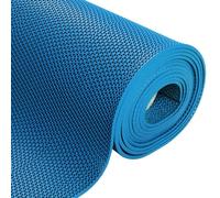 Tapis de Sol antidérapant en Maille épaisse, Tapis de Drainage Creux en PVC for Salle de Bains, Cuisine, Piscine, Patio, Zones humides(Blue,160x200x0.5cm)