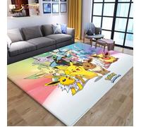 Tapis de sol antidérapant Pokémon - MBg-22076 - Taille 80x120cm - Surface en Fiber de polypropylène