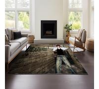 Tapis De Sol Antidérapant pour Chaise D'ordinateur Death Note, Chaise De Jeu Pivotante, Bureau D'étude (DN 01,150x200 cm)