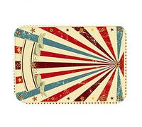 Tapis de sol antidérapant, tapis non glissant pour salle de bain, cuisine, chaise de bureau ; tapis en flanelle de style européen vintage à haute absorption ; tapis de sol lavable (40 cm × 60 cm)
