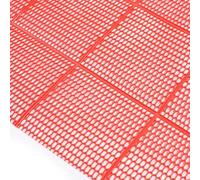 Tapis de Sol antidérapants et drainants Tapis en Caoutchouc épais de 4,5 mm Tapis de Protection Contre Les éclaboussures pour garages piscines Bars, Largeur 0,9 m,Rouge,0.9x8m