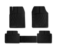 Tapis de Sol Antidérapants pour Renault Kadjar en Caoutchouc Noir 4 Pcs