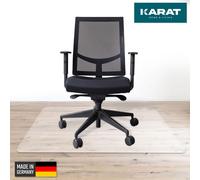 Tapis de sol antistatique Performa pour sols durs en polycarbonate 90 x 120 cm rectangulaire