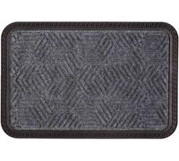 Tapis de sol Astra pour intérieur & extérieur BORDER STAR gris foncé 50 x 80 cm