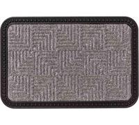 Tapis de sol Astra pour l'intérieur & l'extérieur BORDER STAR argent 50 x 80 cm
