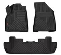 Tapis de Sol Auto 3D en Caoutchouc - Set de 4 Tapis - Tapis Toutes Saisons en Caoutchouc - Antidérapants & Imperméables - Convient pour Peugeot 508 I (2010-2018)