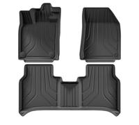 Tapis De Sol Auto En TPE Pour VW ID.7, Toutes Saisons, Imperméables, Antidérapants, Pour Coffre Et Dossier, Accessoires Intérieurs, Volant Gauche Tapis De Voiture(Noir 3)