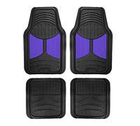 Tapis de Sol Automobile Bleu Climaproof pour Une Protection Contre Toutes Les intempéries, Ajustement Universel, Ensemble Complet de Garnitures pour FH Group F11313BLUE