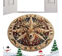 Tapis de sol avec une illusion d'optique Tapis d'illusion antidérapant avec | Paillasson de sol doux et drôle pour maison salon salle de bains cuisine entrée couloir hôtel fête de N