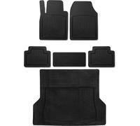 Tapis de sol & bac de coffre pour Renault Captur Caoutchouc antidérapant noir