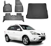 Tapis de sol & bac de coffre pour Renault Koleos 2008-2016 TPE noir