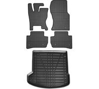 Tapis de sol & bac de coffre Set pour Land Rover Range Rover Velar 2017-2025 Caoutchouc