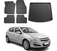 Tapis de sol & bac de coffre Set pour Opel Astra H Caravan 2005-2010 Caoutchouc TPE 5x