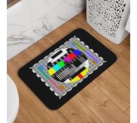 Tapis De Sol Barres De Couleur pour Télévision À Définition Standard Smpte Durable Tapis De Porte Douces Paillasson Interieur pour Intérieur Jardin Cuisine 60X40Cm