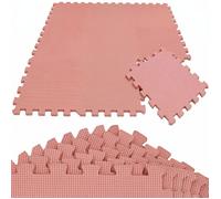 LittleTom 9 Pièces Tapis de Sol Bébé dès Le Premier Mois - 30x30 cm Dalles en Mousse EVA - Surface de Jeu Douce pour l'Éveil - Carrés Puzzle Antidérapants - Revêtement pour la Chambre des Petits