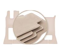 Tapis de sol beiges PREMIUM pour camion Mercedes Actros MP5 2019-
