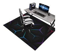 Tapis de Sol Bureau, Tapis de Chaise Gaming, 100 x 120 cm Tapis de Protection pour les Sols, Tapis Chaise de Bureau, Tapis de Chaise Roulante, Tapis de Sol pour Fauteuil Convient au Bureau à Domicile