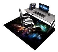Tapis de Sol Bureau, Tapis de Protection pour les Sols 80 x 90 cm, Tapis de Chaise Gaming, Tapis Chaise de Bureau, Tapis de Chaise Roulante, Tapis de Sol pour Fauteuil Convient au Bureau à Domicile