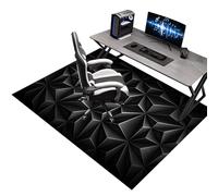 Tapis de Sol Bureau, Tapis de Protection pour les Sols 90 x 100 cm, Tapis de Chaise Gaming, Tapis Chaise de Bureau, Tapis de Chaise Roulante, Tapis de Sol pour Fauteuil Convient au Bureau à Domicile