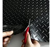 Tapis de Sol Caoutchouc Découpable, Rouleau Revêtement de Sol Antidérapant Industriel pour Garage Atelier Établi Cave Remorque, Résistant de -30°C à +69°C(Black 5mm,W 0.9 x L 1 M)