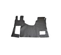 Tapis de sol + capot moteur noirs avec couture blanche pour camions - Mercedes Actros MP4 automatique année 2013