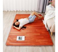 Tapis de sol chauffant, chauffe-pieds sous le bureau, tapis électrique, tapis chauffant électrique, coussin chauffant électrique d'hiver, radiateur électrique(D,39.3x78.7in)