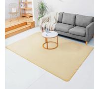 Tapis de sol chauffant sous le bureau pour chauffe-pieds tapis chauffant électrique pour sol, tapis chauffant électrique coussin chauffant pour pieds radiateur d'appoint(Beige,78.7x118in)