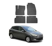 2010-2019 Ford C-Max Tapis de sol en caoutchouc noir 4 pièces