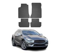 Tapis de Sol Compatible avec Infiniti Q30 2015-2019 Caoutchouc Noir