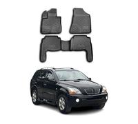 OMAC Tapis de sol pour Kia Sorento 2010-2012 sur mesure en caoutchouc Noir