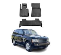 Tapis de Sol Compatible avec Land Rover Range Rover 2002-2012 Caoutchouc TPE Noir