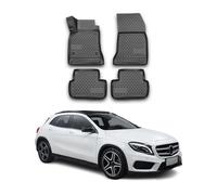 Tapis de Sol Compatible avec Mercedes LA 2014-2021 Caoutchouc TPE Noir
