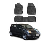 Tapis de Sol Compatible avec Nissan Note 2005-2013 Caoutchouc TPE Noir
