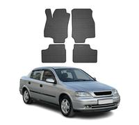 Tapis de Sol Compatible avec Opel Astra G 1998-2009 Caoutchouc Noir