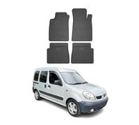 Tapis de Sol Compatible avec Renault Kangoo 1998-2008 Noir Caoutchouc