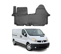 Tapis de Sol Compatible avec Renault Trafic 2006-2014 Caoutchouc TPE Noir