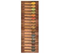 Tapis de sol - Cuillère - 60x180 cm - Lavable - Antidérapant - Tissu de velours