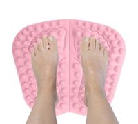 Tapis de sol d'acupression antidérapant - 45,7 x 30,5 cm - Tapis de massage en EVA durable avec texturée - Pour salle de bain, yoga, cuisine