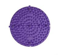 Tapis de sol d'acupression extra large de 55 cm avec picots surélevés de 5 cm, PVC antidérapant, pour la maison ou le bureau, violet