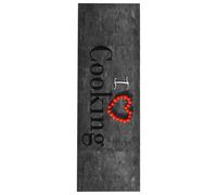 Tapis de Sol de Cuisine Lavable Home 45x150 cm Paillasson Moquette vidaXL