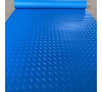 Tapis de sol de garage - Rouleau de sol antidérapant en caoutchouc PVC de 1,5 mm d'épaisseur, motif plaque diamant, idéal pour voiture, moto, entrepôt, remorque