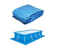 Tapis de sol de piscine pliable, rectangulaire, imperméable, résistant et léger, pour piscines à cadre, piscines hors-sol, intérieur et extérieur (200 x 300 cm)
