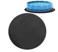 Tapis De Sol De Piscine, Tapis De Revêtement De Piscine Rond, Coussin De Protection De Piscine Tapis Bain À Remous pour Éviter Les Crevaisons Et Prolonger La Durée De Vie du Revêtement 5,5m