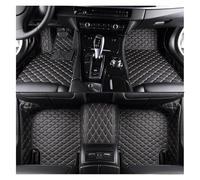 Tapis De Sol De Voiture À Couverture Complète 3D Accessoires D'intérieur pour BMW Série 1 E81 2 Portes 2004 - 2013 Tapis De Sol Voiture(Beige Noir)