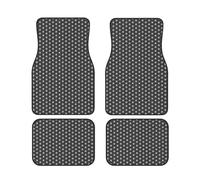 Tapis de Sol de Voiture à géométrie sacrée Flower of Life 4 pièces Ensemble Complet de Tapis de Voiture Ajustement Universel pour SUV, fourgonnettes, berlines, camions Protection Toutes Saisons Tapis