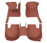 Tapis De Sol De Voiture, Accessoires Intérieurs, Housse De Remplacement Imperméable en Cuir pour Nissan NV200 2010 2011 2012-2018 Ensemble de Tapis de Sol(Brown)