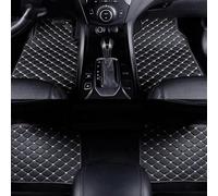 Tapis de Sol de Voiture en Cuir, 4 pièces, pour Leapmotor T03 2020-2023, Ensemble Complet imperméable Avant et arrière, Accessoires de Voiture, intérieur,Black-Beige