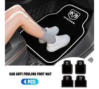 Tapis de sol de voiture en cuir imperméable, 2/4 pièces, pour Dodge Ram 1500, chargeur de voyage, Dart Challenger Durango calibre Demon Nitro SRT8 SRT