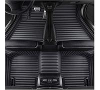 Tapis de Sol de Voiture en Cuir pour Infiniti G G37 Cabrio /Q60 Cabriolet CV36 2010 2011 2012 2013 2014, sur Mesure Tous Temps ImperméAble Tapis Protection AntidéRapant Moquettes,Black