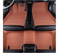 Tapis de Sol de Voiture en Cuir pour Infiniti G G37 Cabrio /Q60 Cabriolet CV36 2010 2011 2012 2013 2014, sur Mesure Tous Temps ImperméAble Tapis Protection AntidéRapant Moquettes, Brown